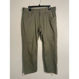 Carhartt Pants Mens 34x30 Green Relaxed Fit Stretch Workwear Casual BN6279-M
